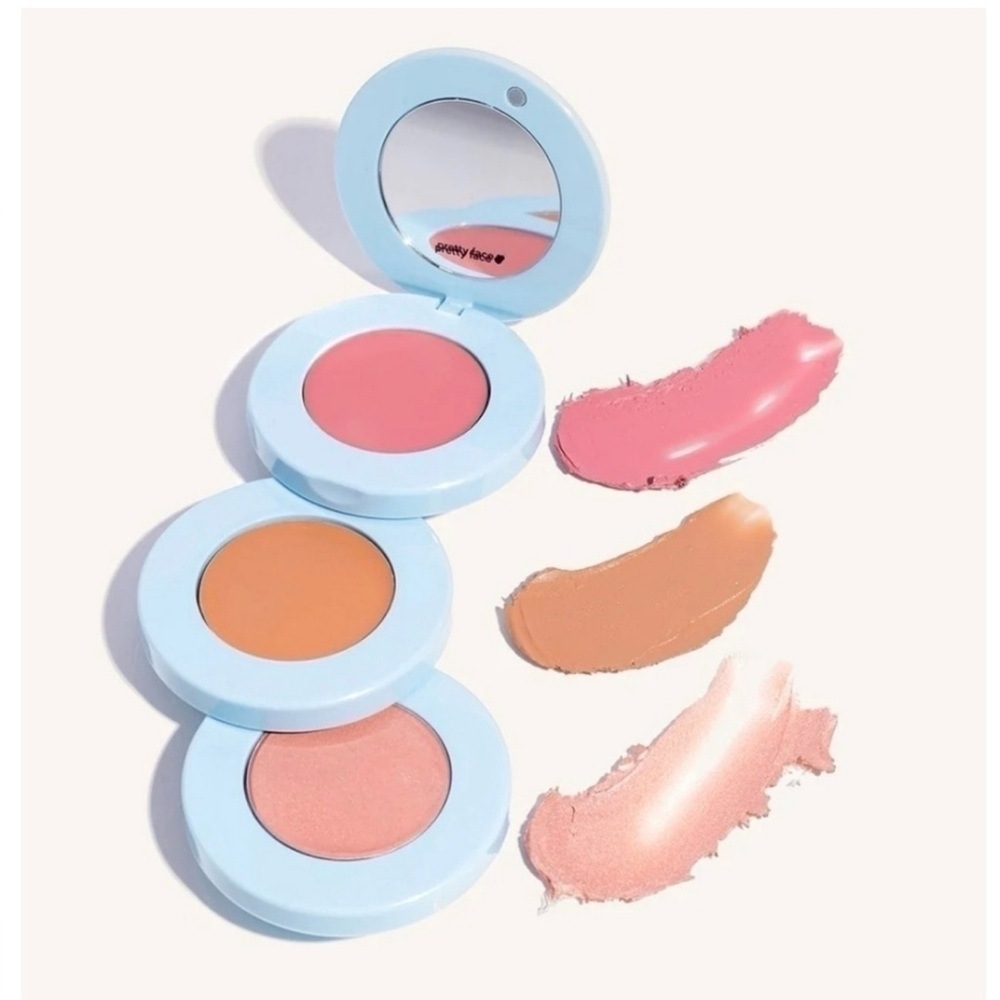 Cream Blush Trio Set - Pink, Orange, Cream